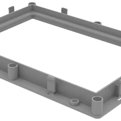 Cadre de rehausse pour Multibox Compact 250×180×20mm 