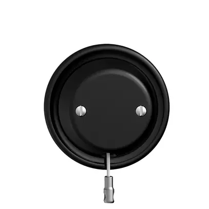 Kit frontal ENC STANDARDdue noir pour interr.& contact à tirage 