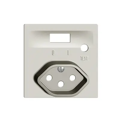 Kit frontal EDIZIOdue pour prise FI gris clair 