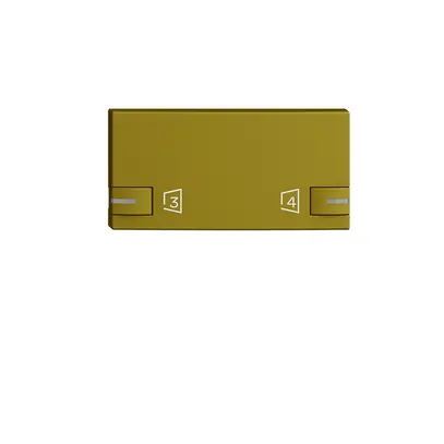 Tasto per EDIZIOdue scena zeptrionAIR, scena 3&4 1/2 tasto, con LED ov 