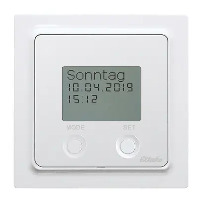 Minuteur RF ENC Eltako FSU55ED/230V, 8-canal, EnOcean, blanc brillant 