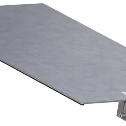 Couvercle tehalit BKG supérieure avec sortie pour canal de sol 300×500×3mm 