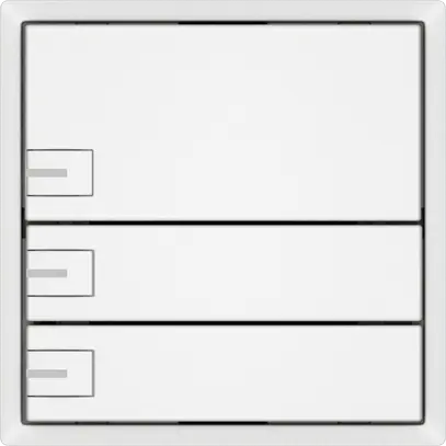 Universaltaster EDIZIO.liv UNI SNAPFIX® 5…48V m.LED blau 3× 1-Tbed.ws 