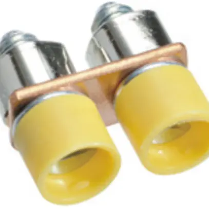 Connexion transversale Hager 2×4mm² isolé à vis pour KXA04I 