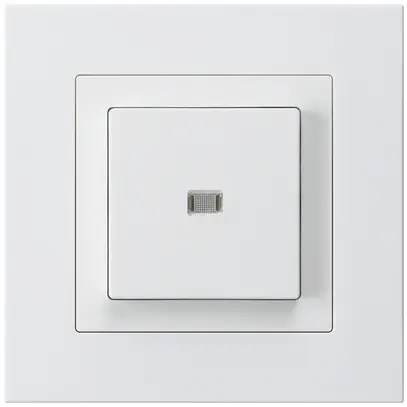 Pulsante luminoso INC kallysto.pro A-R/2P bianco 