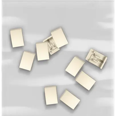 Module latéral EDIZIO.liv SNAPFIX® p.KNX UNI&zeptrion 10 pièces sans LED cr 