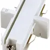 Raccord longitudinal SLV pour rail conducteur 1-phase, blanc 