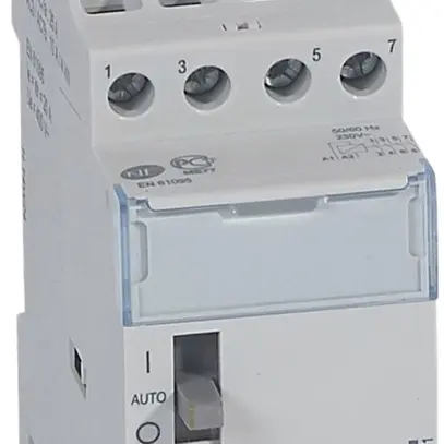 Contacteur AMD CX3 avec bobine 230V AC, 4 contacts, 25A, faible bruit 