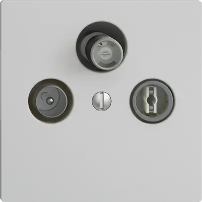 Prise d'antenne SAT/TV/R DB53 EDIZIOdue gris clair, avec SAT-F 