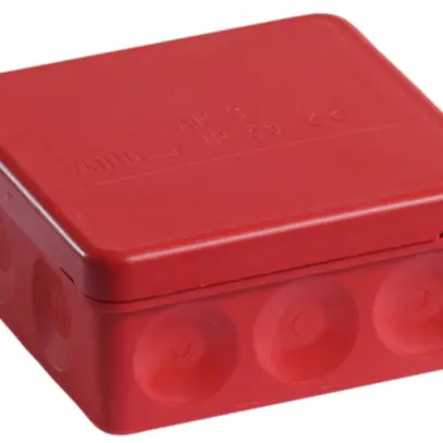 Boîte de dérivation AP ELTAG ABB AP9 80×80×35mm IP65 rouge 
