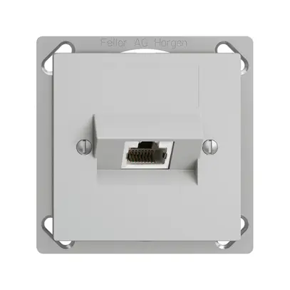 Presa INS 1×RJ45/s 4P ITplus EDIZIOdue grigio chiaro 