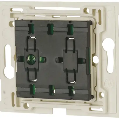 Poussoir ENC ETN 2-fois sans LED pour intérieur électronique 