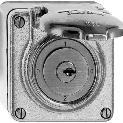 Interr.rot.bagn.2/2P Al nat.c.serratura di sicur. 