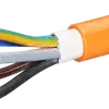 Câble PUR 5×10mm² 3LNPE orange Une longueur