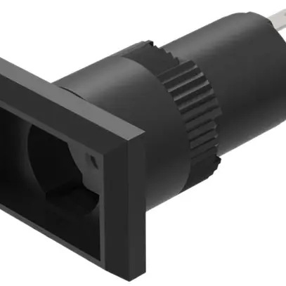 Avvisatore luminoso EAO01 18×24mm collegamento saldato 2.8×0.5mm 