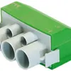 Borne d'alimentation LPDB 3×6…50 mm²/2×2.5…10 mm² vert 
