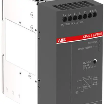 Sezionatore rete d'alimentazione ABB primario 100…240VAC secondario 24VDC/10A 