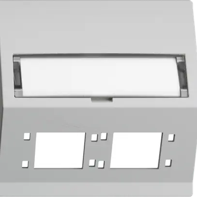 Kit montage INC EDIZIOdue F sortie oblique 2×R&M cat.6A/LC spécial, grc 