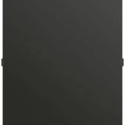 Mittelabdeckung ABB-Tenton, für Controller oben, schwarz matt 