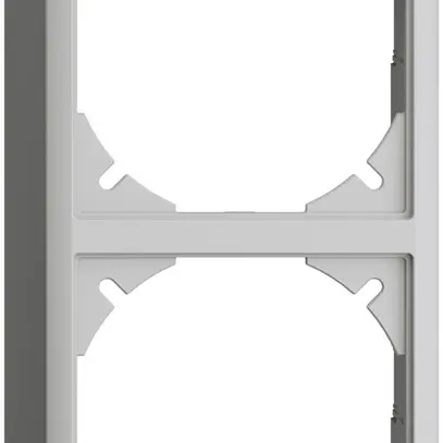 Cappa EDIZIOdue 54mm I-I grigio chiaro per combinazione verticale/orizzontale 