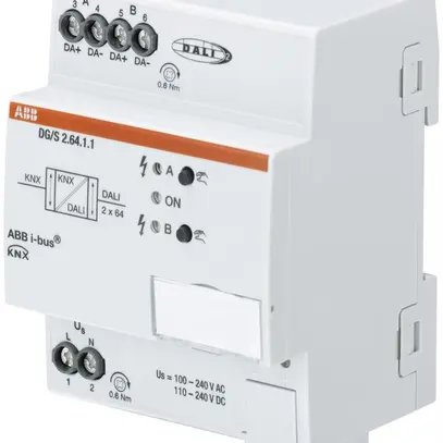 Gateway KNX/DALI AMD ABB DG/S 2.64.1.1, 2×64 partecipanti 
