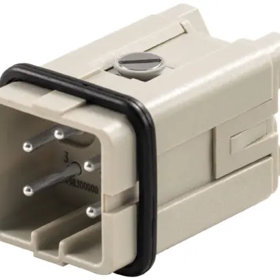 Insert mâle Weidmüller HDC HA 400V 16A 4L à visser grd.1 