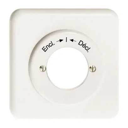 Kit frontal ENC Encl. -I-Décl. blanc pour cont.rot.imp.à clé FH 