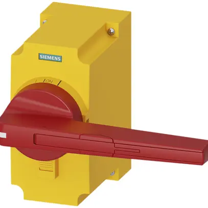 Azionatore diretto Siemens SENTRON per 3KF t.5, bloccabile, rosso/giallo 