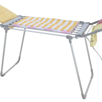 Étendoir à linge Arina, 100W 230V 2.4kg 39.4°C 147×94×54cm gris 