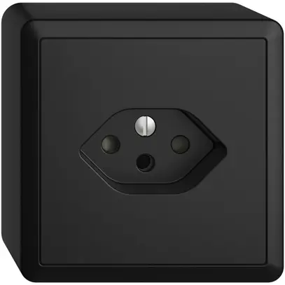 Prise AP EDIZIOdue FX54 T13 noir 