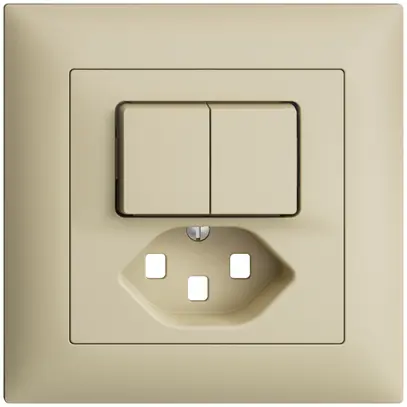 Kit frontale INC EDIZIOdue vanille 88×88mm T23 