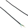 Apparatekabel Tdlr 3×0.75mm² 2m schwarz Stecker T12 