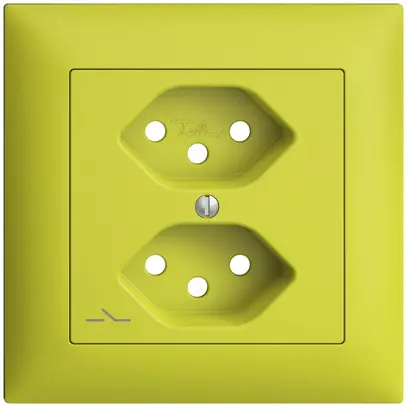 Kit frontal EDIZIOdue lemon 88×88mm 2×T13/1 