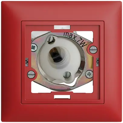 Lampada spia INC EDIZIOdue berry 7W senza calotta piatta 