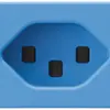 Prise INC FLF Hager type 23 bleu bornes à vis 