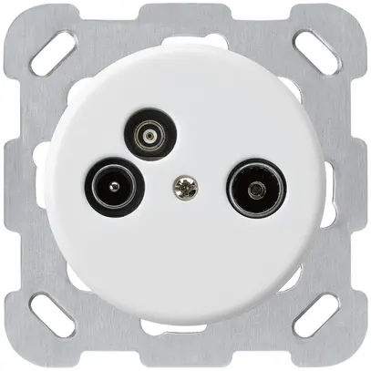 Presa d'antenna INC TV-R-Dati basico B 2GHz 14db bianco 