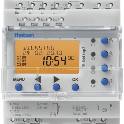 REG-Schaltuhr digital Theben TR 644 top2 