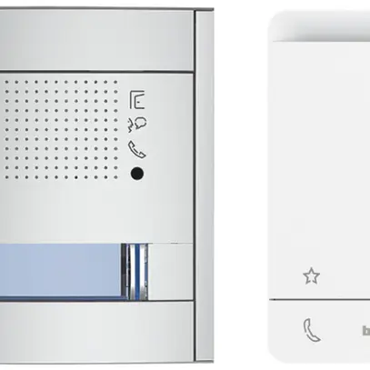 Kit interphone portier audio 1-fam Bticino, 2 fils, SFERAnew / CLASSE 100 