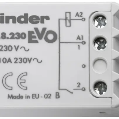 Interrutore impulso/modulo INS Finder 27 EVO, 1Ch 10A/230VAC AgNi, ON/OFF 