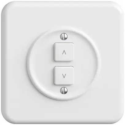 Station secondaire ENC 1K/2T pour interrupteur stores Sdue Wiser blanc 