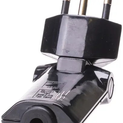 Spina ruotabile MH T12 nero girevole e pieghevole 130/180° 