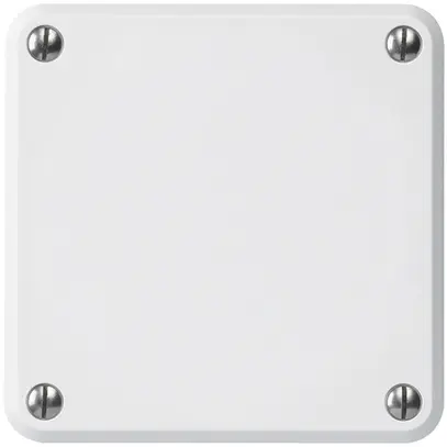 Otturatore INC robusto IP55 bianco con placca di montaggio 