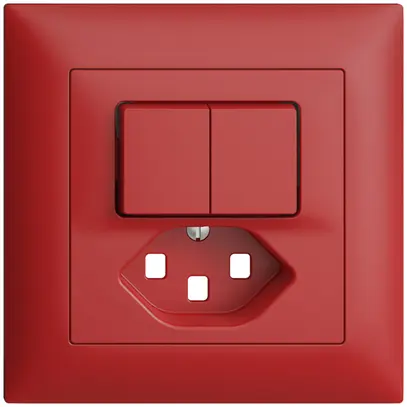 Kit frontale INC EDIZIOdue berry 88×88mm T23 