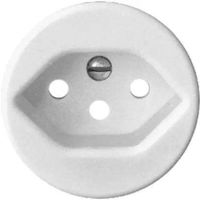 Frontset FH zu Steckdose T13 weiss 