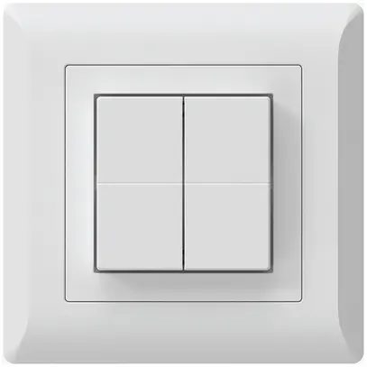 Funktaster Friends of Hue KLI, 4×, 92×92mm, klebend, weiss 