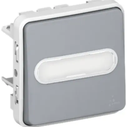 Contatto a bilico PLEXO R+Ch/1L grigio 