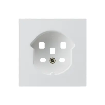 Kit frontal HA kallysto pour prise type 25 avec bornes enfichables blanc 