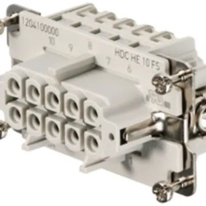 Inserto femmina Weidmüller HDC HE 500V 16A 10L a vite grd.4 