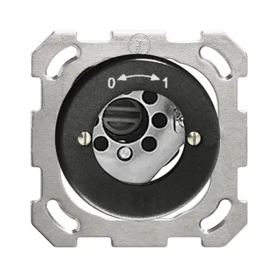 Contact pivotant ENC 0<-->1 noir pour serrure de sûr. sans cyl. 