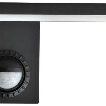 Luminaire LED Z-Licht ECOlicht 180 sens.-PIR. 10W 800lm 3000K IP54 noir 